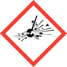 Exploding Bomb pictogram (GHS01)