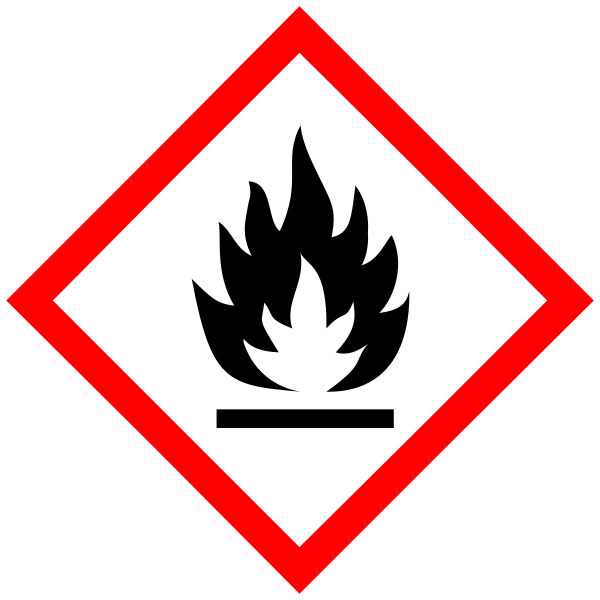 GHS pictogram GHS02, Flame