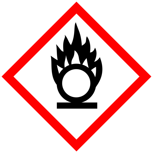 GHS pictogram GHS03, Flame Over Circle